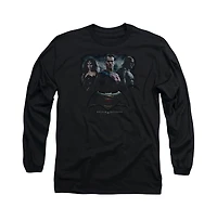Batman V Superman Men's The Crew Long Sleeve Adult Tee / T-Shirt