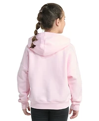 adidas Big Girls Long-Sleeve Graphics Fleece Pullover Hoodie
