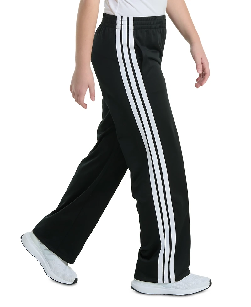 adidas Big Girls Elastic-Waistband Tricot Wide-Leg Pants
