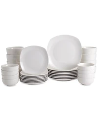 Haven Soft Square 32 Pc. Dinnerware Set, Service for 8
