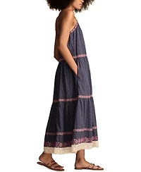 Lucky Brand Women's Embroidered Maxi Dress