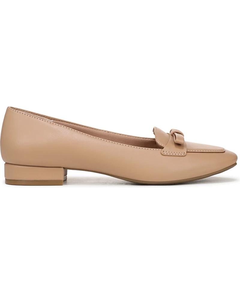 LifeStride Women's Claudine Square Toe Block Heel Ballerina Flats