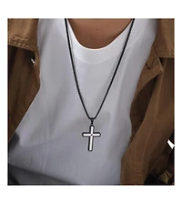 Anna Zuckerman Ebon Cross Necklace