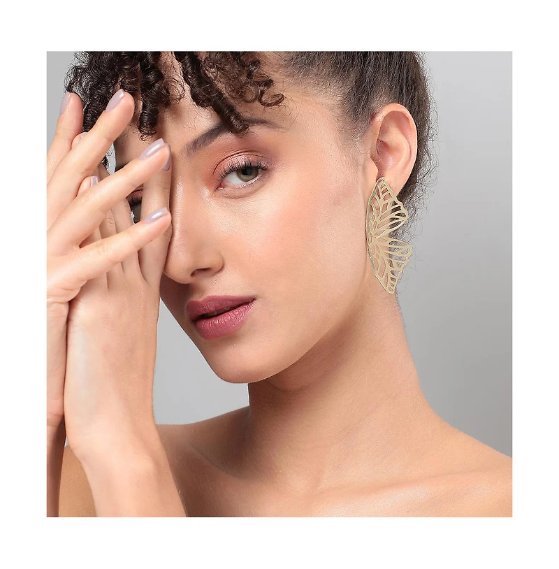 Sohi Butterfly Wing Drop Earrings