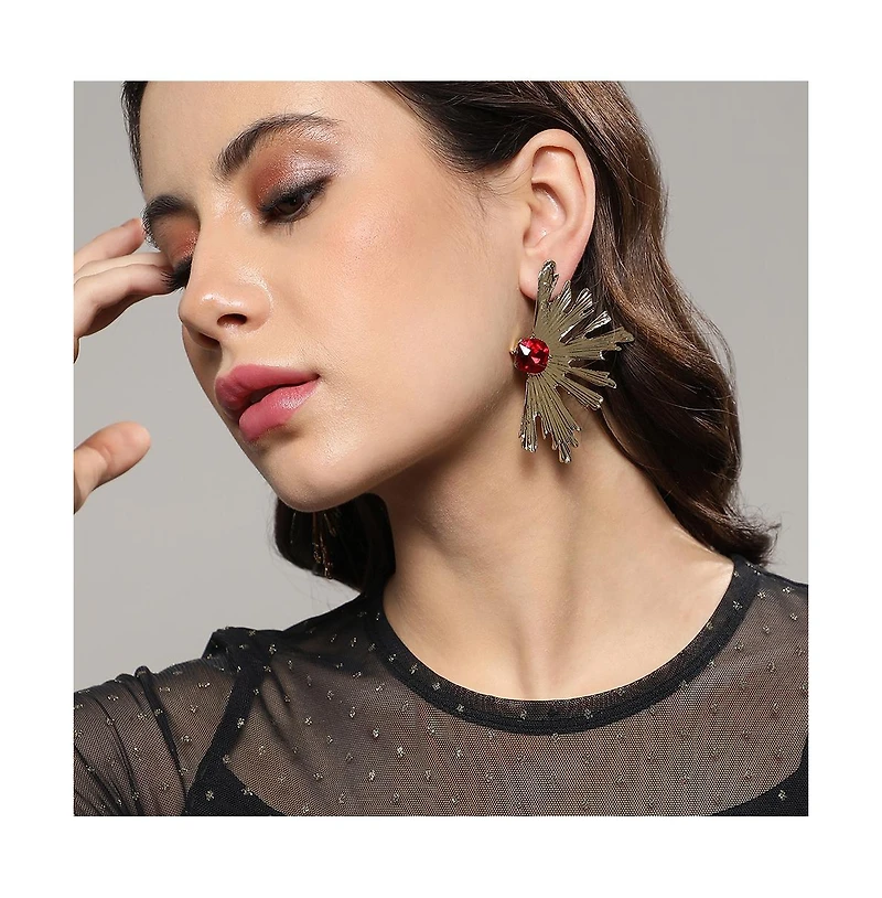Sohi Nectar Stone Drop Earrings