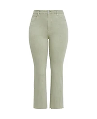 City Chic Plus Harley Fit Clover Row Straight Jean
