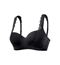 Lascana Women's Lace Detail Seamless T-Shirt Bra