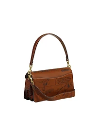 Coach x Peanuts Tabby 26 Shoulder Bag with Newspaper Print