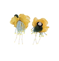 Sohi Maxi-Floral Drop Earrings