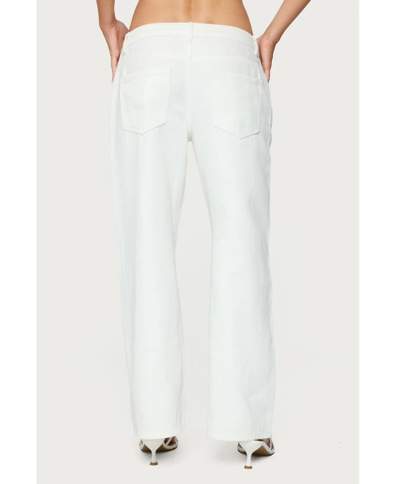 Edikted Women's Roman Low Rise Slouchy Jeans