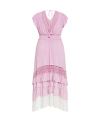 City Chic Plus Destiny Ombre Maxi Dress