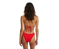 Cotton On Women's Refined High Side Brazilian Bikini Bottom