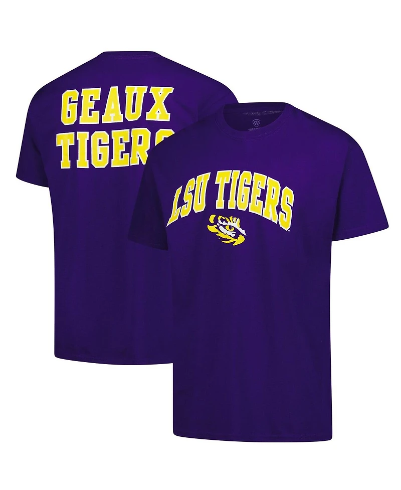 Fanatics Unlabeled Men's Purple Lsu Tigers Logo T-Shirt