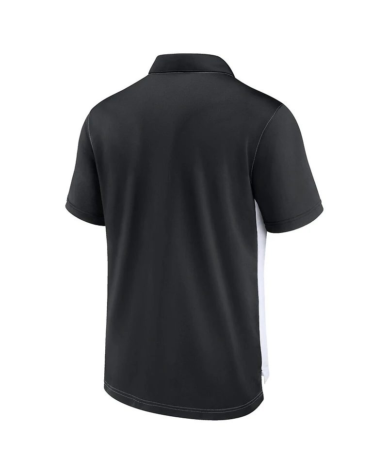 Nike Men's White/Black Arizona Cardinals Rewind Pique Polo Shirt
