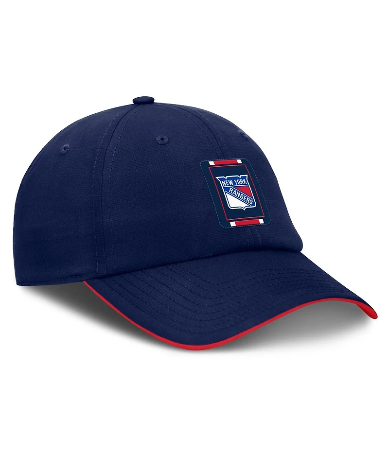 Fanatics Men's Navy/Red New York Rangers Authentic Pro Ripstop Adjustable Hat