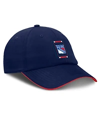 Fanatics Men's Navy/Red New York Rangers Authentic Pro Ripstop Adjustable Hat