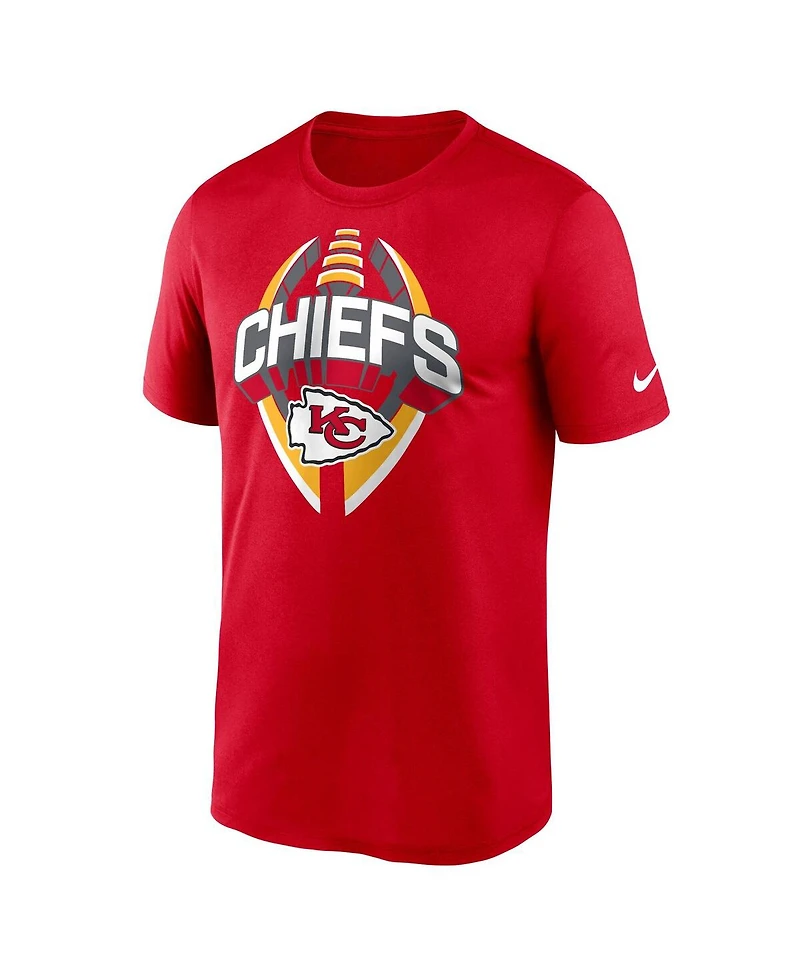 Nike Men's Red Kansas City Chiefs Big Tall Primetime Legend Icon Performance T-Shirt