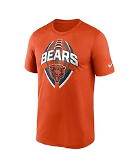 Nike Men's Orange Chicago Bears Legend Icon Performance T-Shirt