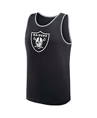 Logo Athletic Men's Black Las Vegas Raiders Unmatched Success Tank Top