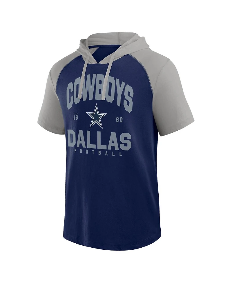Logo Athletic Men's Navy Dallas Cowboys Prime Hoodie T-Shirt