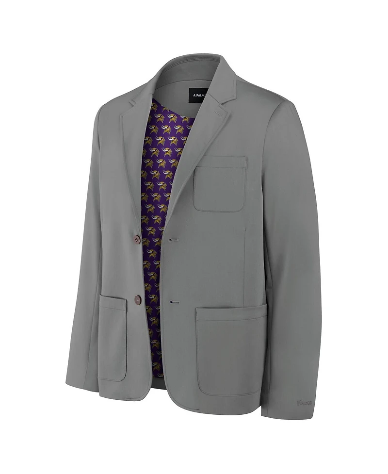 J. Palmer Men's Graphite Minnesota Vikings Man-In-Motion Blazer