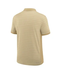 Nike Men's Gold Florida State Seminoles 2025 Early Season Coaches Sideline Victory Stripe Performance Polo Shirt