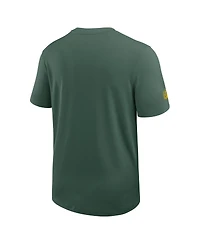 Nike Men's Green Bay Packers Sideline Uv Performance Coach T-Shirt