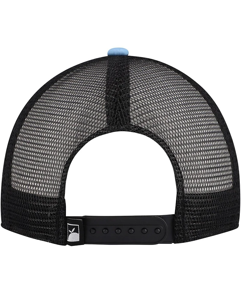 Flomotion Men's Light Blue/Black Infested Trucker Adjustable Hat