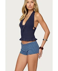 Edikted Women's Larissa Scrunch Halter Top