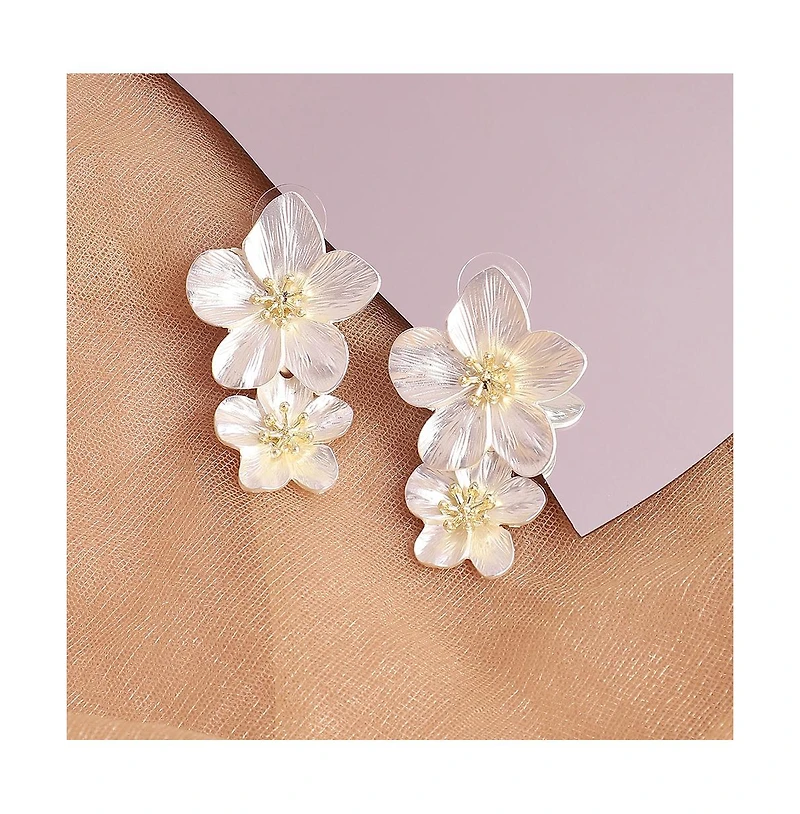 Sohi Maxi Floral Drop Earrings