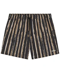 Boss by Hugo Men's Logo Detail Printed Swim Shorts