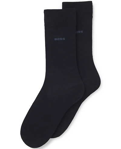 Boss by Hugo Boss Men's 2-Pack of Regular-Length Cotton Blend Socks