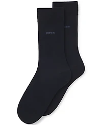 Boss by Hugo Boss Men's 2-Pack of Regular-Length Cotton Blend Socks