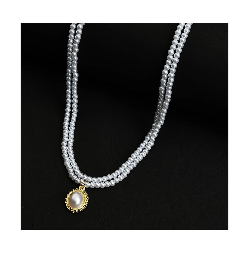 Sohi Pellet Multi-Layer Necklace