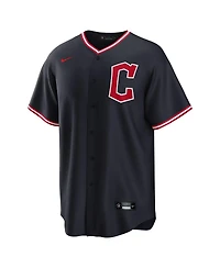 Nike Men's Steven Kwan Navy Cleveland Guardians Alternate Replica Jersey