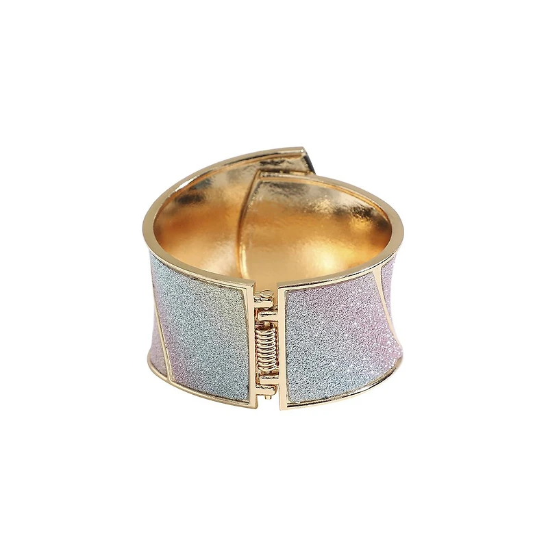 Sohi Crystal Ombre Cuff Bracelet