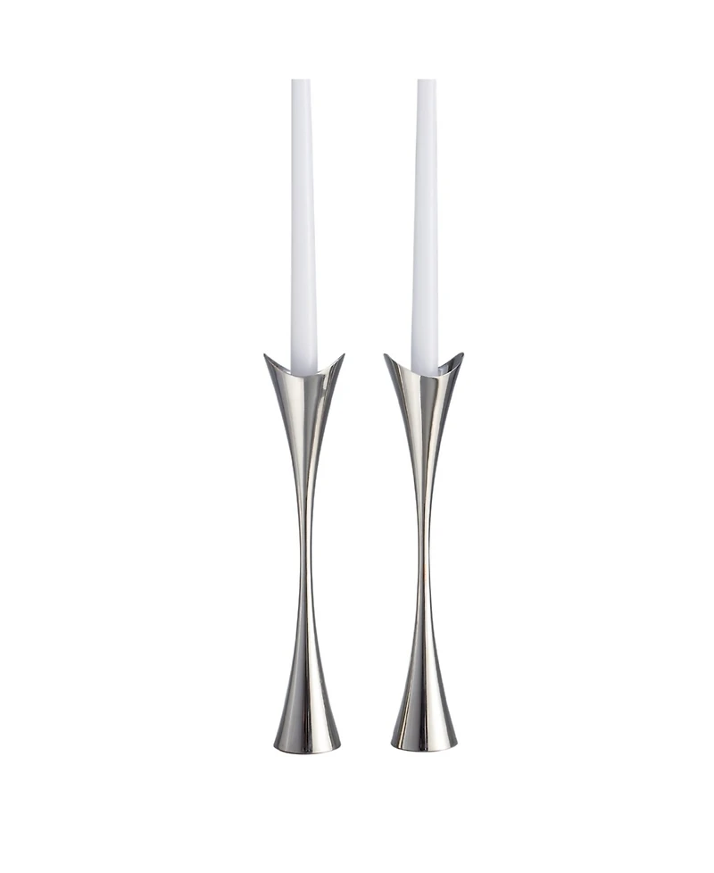 Nambe 11" Curve Candlesticks