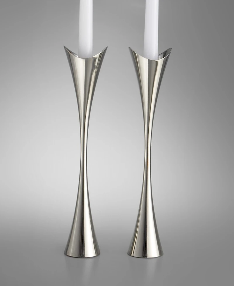 Nambe 11" Curve Candlesticks