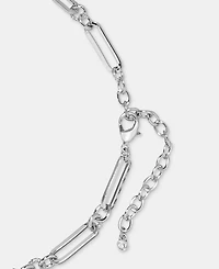 On 34th Crystal Charm Lariat Necklace, 16" + 3" extender, Macy's Exclusive