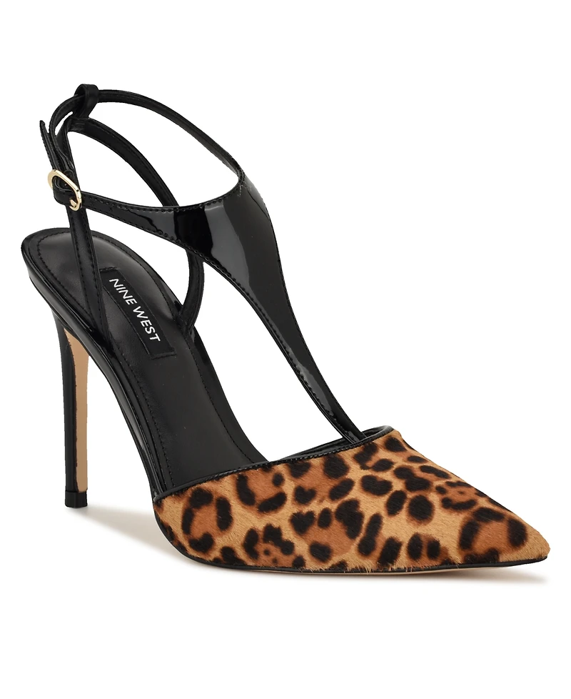 Nine West Women's Fiesta T-Strap Stiletto Pumps
