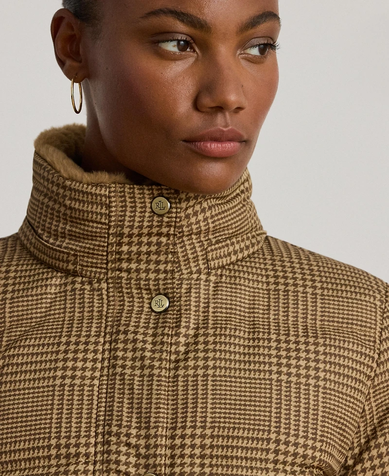 Lauren Ralph Women's Faux-Fur Hooded Puffer Coat