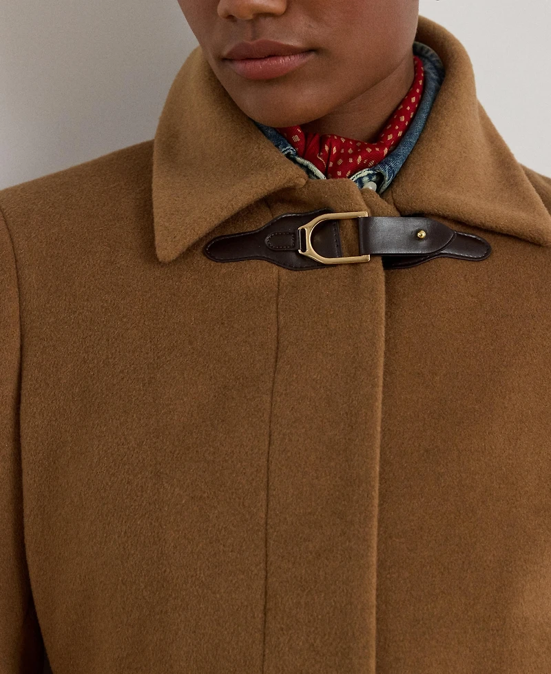 Lauren Ralph Women's Belted Single-Breasted Wool Coat