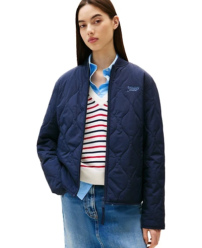 Tommy Jeans Women's Onion Quilt Logo Jacket