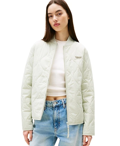 Tommy Jeans Women's Onion Quilt Logo Jacket