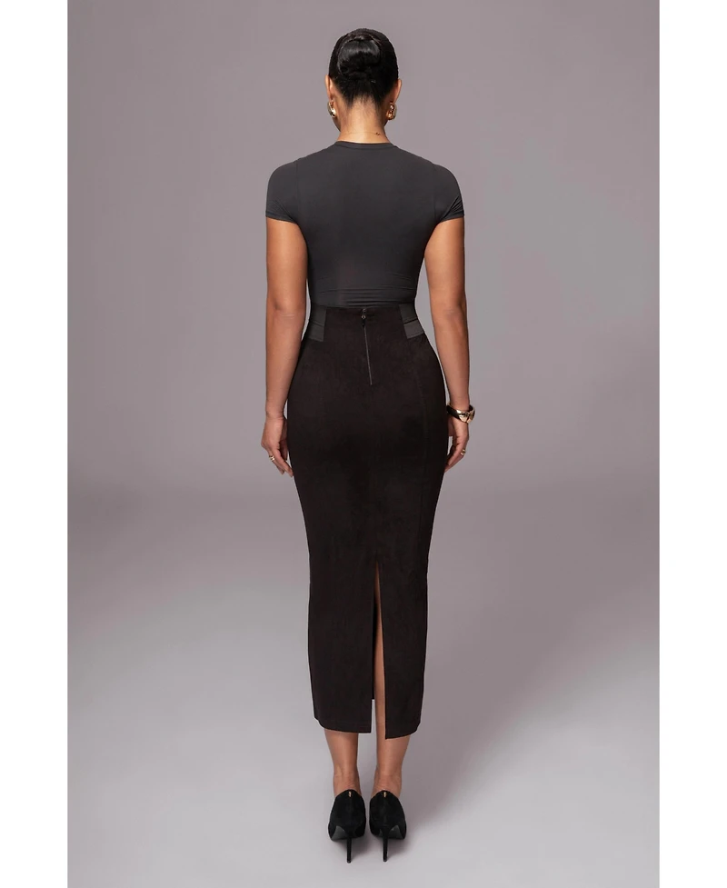 Jluxlabel Women's Phoenix Suede Skirt