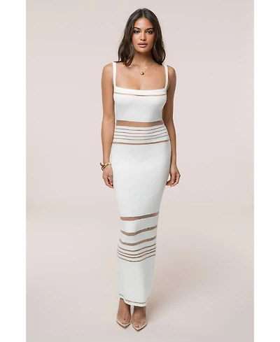 Jluxlabel Women's Striped Rib Knit Dress