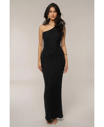 Jluxlabel Women's Fringe Knit Maxi Dress