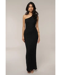 Jluxlabel Women's Fringe Knit Maxi Dress