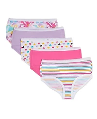MeMoi Big Girls 5 Pair "Shine Bright" Brief Panties