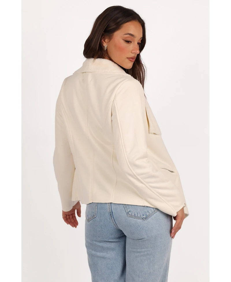 Petal and Pup Women's Lopez Faux Sherling Jacket